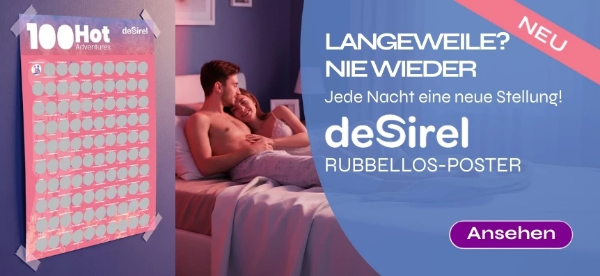 Desirel - 100 Sexstellungen Rubbelposter Gesellschaftsspiel | Sexshop Deutschland Desirel.de 