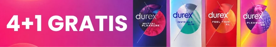 Durex Kondomkampagne: 4+1 gratis | Sexshop Deutschland Desirel.de