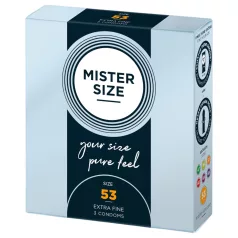 Mister Size dünne Kondome - 53mm (3 Stk.)