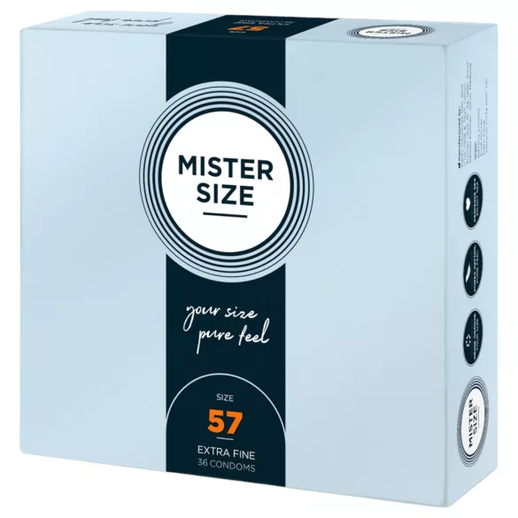 Mister Size dünnes Kondom - 57mm (36 Stk.)