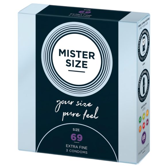 Mister Size Dünnes Kondom - 69mm (3 Stück)