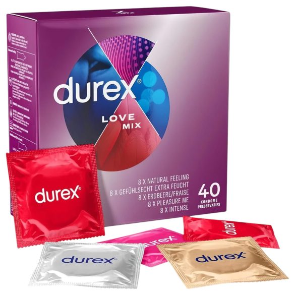 Durex Love Mix - Kondom-Set (40 Stk.)