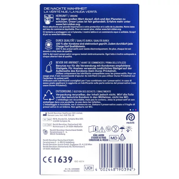 Durex Intense - Orgasmic Kondome (22 Stk.)