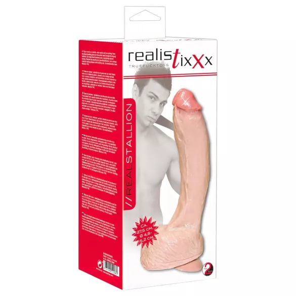 realistixxx Giant - extra großer Dildo (naturfarben)