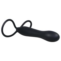 You2Toys - Spezieller Anal-Dildo & Penisring - Schwarz