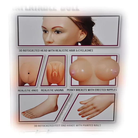 NMC - Antonya Vidra - Gummipuppe mit halb angewinkeltem Bein
