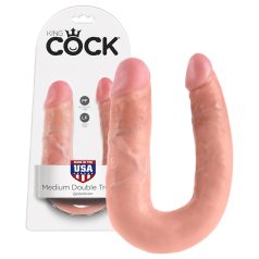 King Cock Doppel-Dildo (Mittel) - Natur