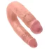 King Cock Doppel-Dildo (Mittel) - Natur