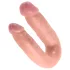 King Cock Doppel-Dildo (Mittel) - Natur