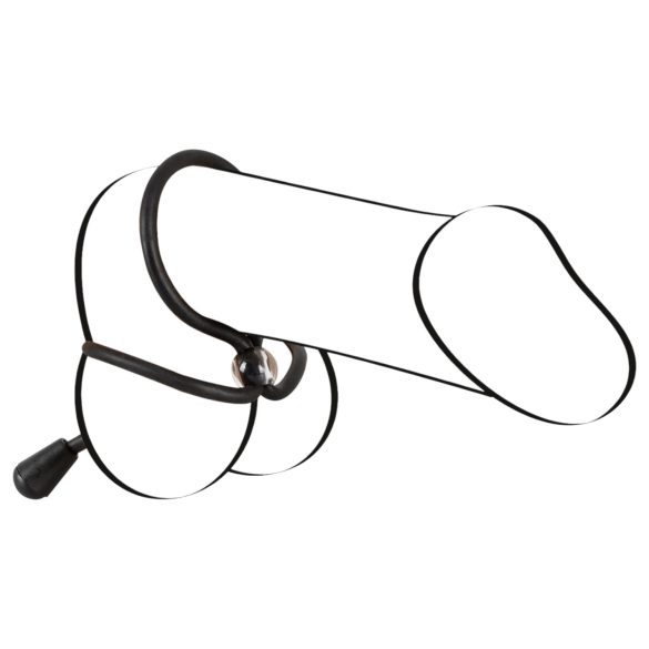 Bad Kitty - Silikon Hoden- und Penisring (schwarz)