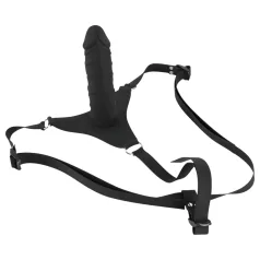You2Toys - Silikon Strap-On - Umschnalldildo (schwarz)