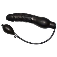 You2Toys - Latex aufblasbarer Anal-Dehner - Schwarz (groß)