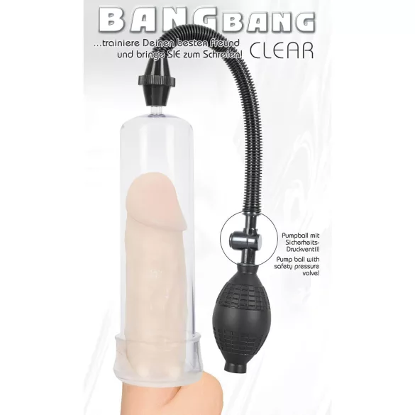You2Toys - Bang Bang Penispumpe (transparent)