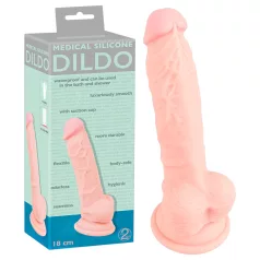   You2Toys - Medical - Dildo aus medizinischem Silikon - natur (18 cm)