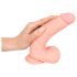 Medical - Gerader medizinischer Silikondildo (20cm) - natur