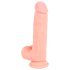Medical - Gerader medizinischer Silikondildo (20cm) - natur