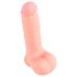 Medical - Gerader medizinischer Silikondildo (20cm) - natur
