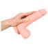Medical - Gerader medizinischer Silikondildo (20cm) - natur