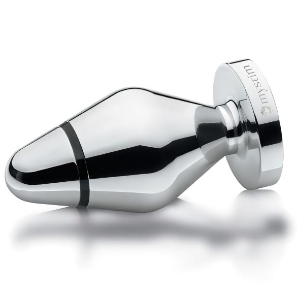 mystim Little John - Elektro Analplug - Silber (groß)