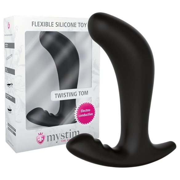 mystim Twisting Tom - Elektro-Anal-Dildo (schwarz)