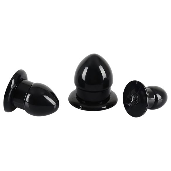 You2Toys - Dehnungs Plug Set - Anal-Plug Set - 3er (schwarz)