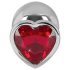You2Toys - Diamond - Aluminium Anal Plug 85g (silber-rot)
