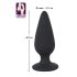 Black Velvet Heavy - 75g Anal Plug (schwarz)