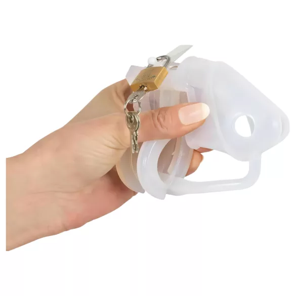 You2Toys - Peniskäfig - Silikon Penis Käfig (weiß)
