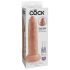 King Cock 9 - naturgetreues Dildo (23 cm) - Naturfarbe