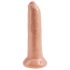King Cock 9 - naturgetreues Dildo (23 cm) - Naturfarbe