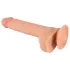 realistixxx - lebensechter Dildo mit Saugnapf (22 cm, hautfarben)