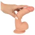 realistixxx - lebensechter Dildo mit Saugnapf (22 cm, hautfarben)