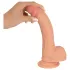 realistixxx - lebensechter Dildo mit Saugnapf (22 cm, hautfarben)