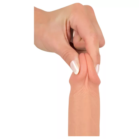 realistixxx - lebensechter Dildo mit Saugnapf (22 cm, hautfarben)