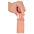 realistixxx - lebensechter Dildo mit Saugnapf (22 cm, hautfarben)