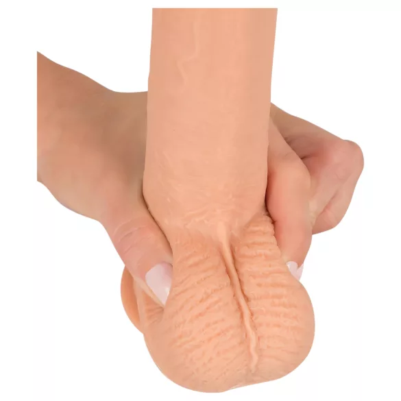 realistixxx - lebensechter Dildo mit Saugnapf (22 cm, hautfarben)