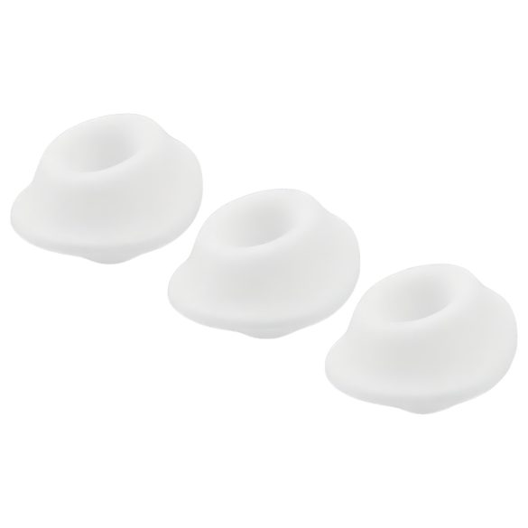 Weißes Womanizer Premium S - Ersatzaufsatz-Set (3 Stk.)