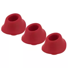 Womanizer Premium M - Ersatz-Ansaugkappenset - Rot (3 Stk.)