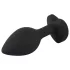 You2Toys Anal Plug - schwarzer Analplug mit weißem Stein
