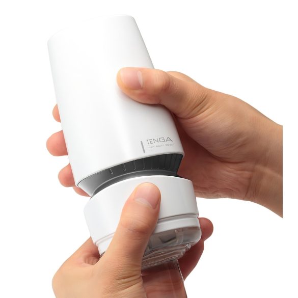 TENGA Aero - Super Saug Mund-Masturbator (Weiß-Silber)