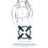 Bad Kitty - Drehbare Nippelschmuck (rund) - blau