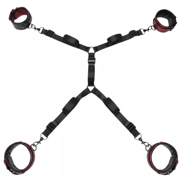 Fifty Shades of Grey - Handfesseln Set (schwarz-rot)