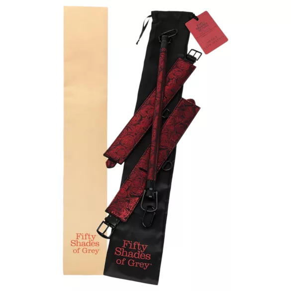 Der graue fünfzig Schatten - Spreizstange (schwarz-rot)