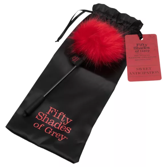 Fifty Shades of Grey - Streichelpeitsche (schwarz-rot)