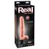 Real Feel Deluxe No.7 - Lebensechter Vibrator mit Hoden (Natur)