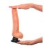Real Feel Deluxe No.7 - Lebensechter Vibrator mit Hoden (Natur)