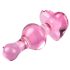 Icicles No. 75 - Herz-Glas-Analplug (pink)