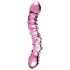 Icicles No. 55 - Doppelseitiger G-Punkt Glasdildo (Pink)