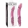 Icicles Nr. 57 - Doppelseitiger Glasdildo mit Penisform (Rosa)
