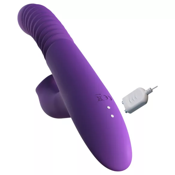 Fantasy For Her - 3-in-1 Stoßvibrator mit Heizfunktion (lila)